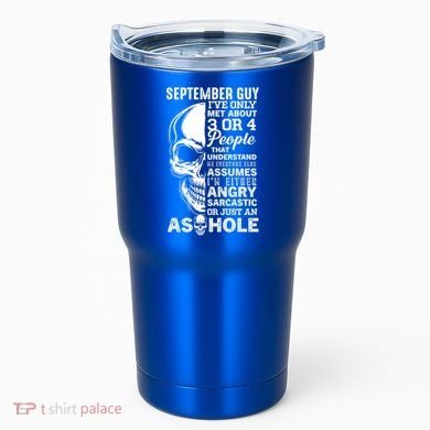 September Birthday Born In September Guy Cute Gift Tumbler