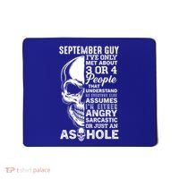 September Birthday Born In September Guy Cute Gift Mousepad thumb 0