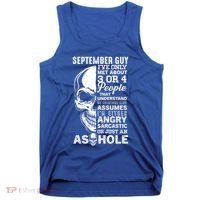 September Birthday Born In September Guy Cute Gift Tank Top thumb 0