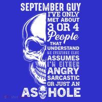 September Birthday Born In September Guy Cute Gift Visor thumb 3