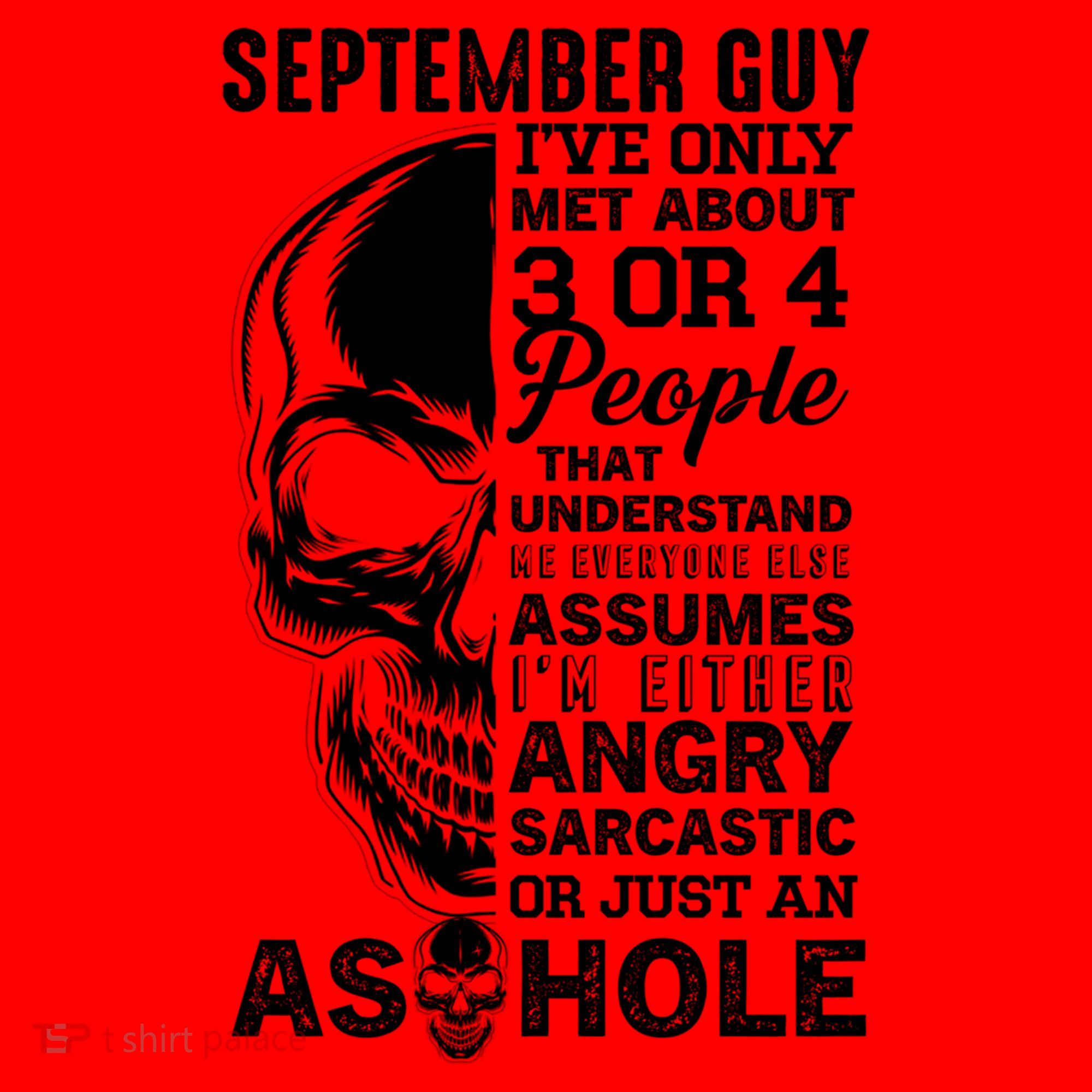 September Birthday Born In September Guy Cute Gift Santa Hat