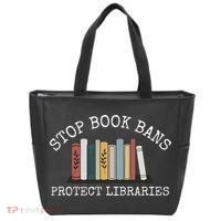 Stop Book Bans Librarian Tote Bag thumb 0