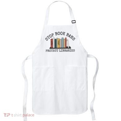 Stop Book Bans Librarian Apron