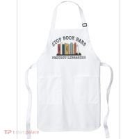 Stop Book Bans Librarian Apron thumb 0