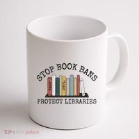 Stop Book Bans Librarian Coffee Mug thumb 1