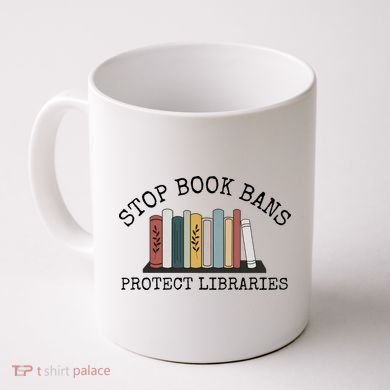 Stop Book Bans Librarian Coffee Mug