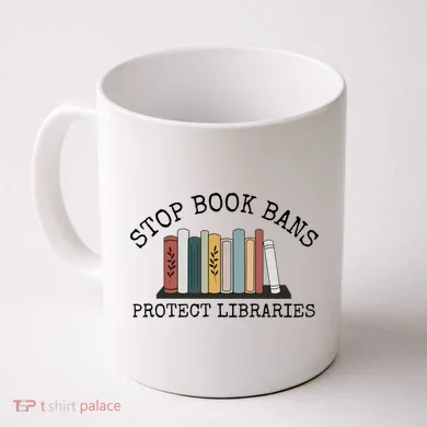 Stop Book Bans Librarian Coffee Mug
