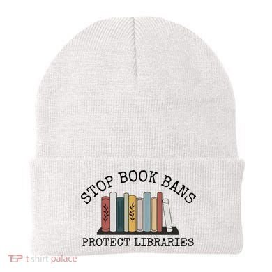 Stop Book Bans Librarian Beanie