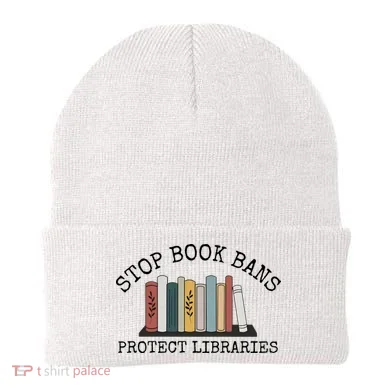 Stop Book Bans Librarian Beanie