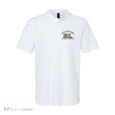 Stop Book Bans Librarian Polo