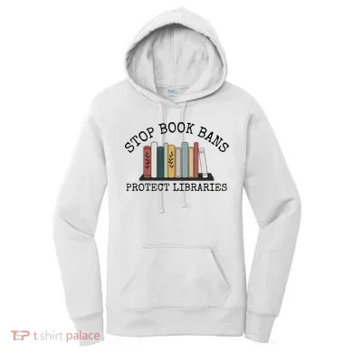Stop Book Bans Librarian Women's Hoodie