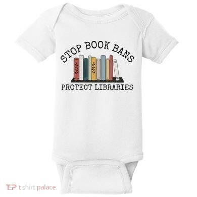 Stop Book Bans Librarian Baby Bodysuit
