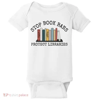 Stop Book Bans Librarian Baby Bodysuit