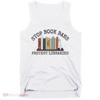 Stop Book Bans Librarian Tank Top thumb 0