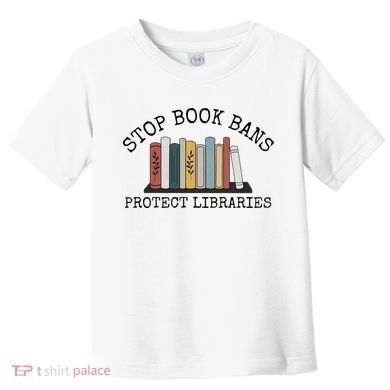 Stop Book Bans Librarian Toddler T-Shirt