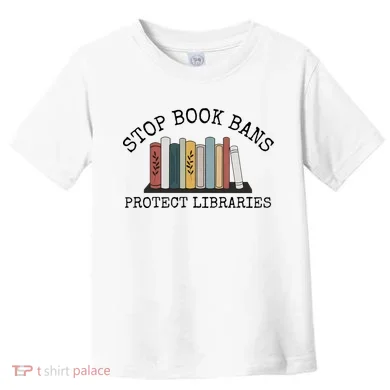 Stop Book Bans Librarian Toddler T-Shirt