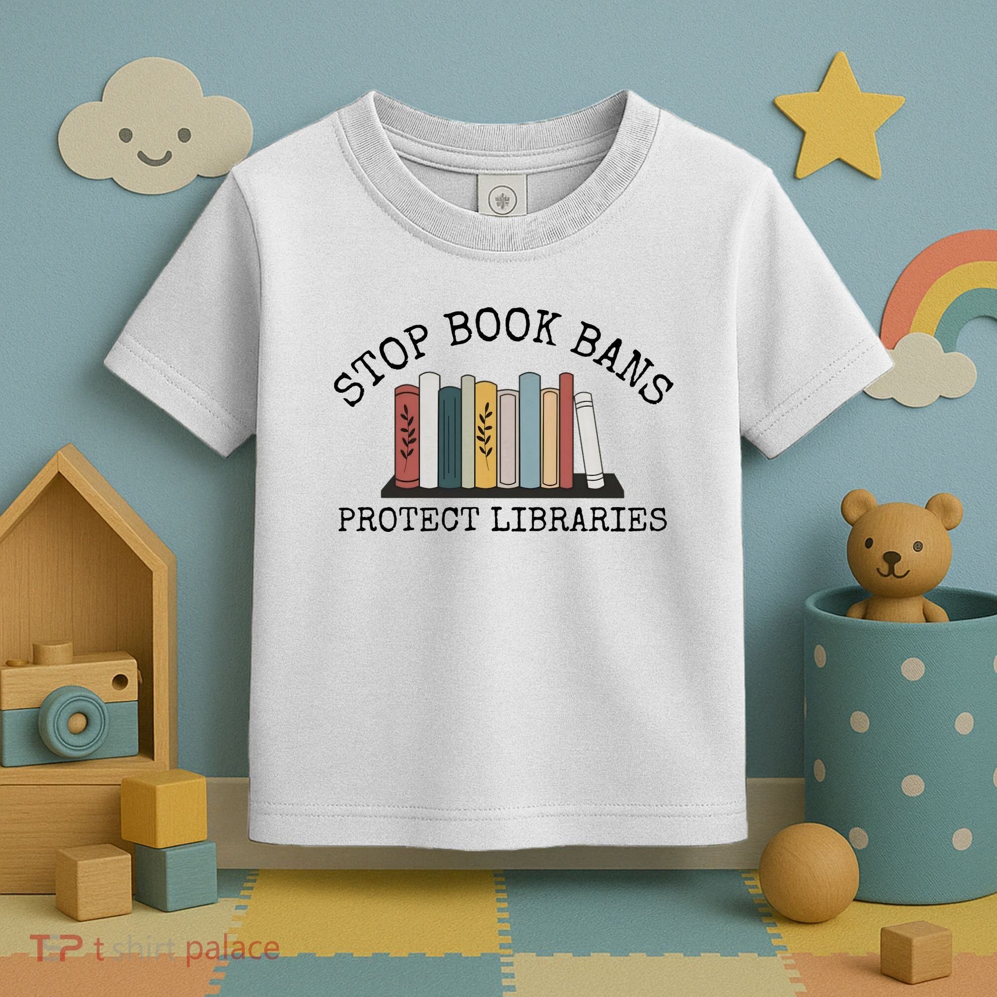 Stop Book Bans Librarian Toddler T-Shirt