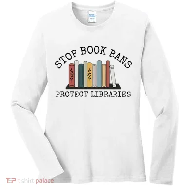 Stop Book Bans Librarian Women's Long Sleeve Shirt