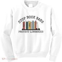 Stop Book Bans Librarian Kids Sweatshirt thumb 0