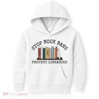 Stop Book Bans Librarian Kids Hoodie thumb 0