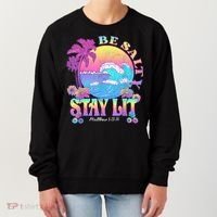 Summer Beach Be Salty Stay Lit Matthew 5:13 14 Women's Sweatshirt thumb 0