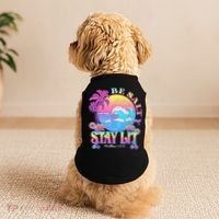 Summer Beach Be Salty Stay Lit Matthew 5:13 14 Doggie Tank thumb 2