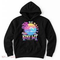 Summer Beach Be Salty Stay Lit Matthew 5:13 14 Hoodie thumb 0