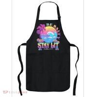 Summer Beach Be Salty Stay Lit Matthew 5:13 14 Apron thumb 0