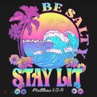 Summer Beach Be Salty Stay Lit Matthew 5:13 14 T-Shirt thumb 7