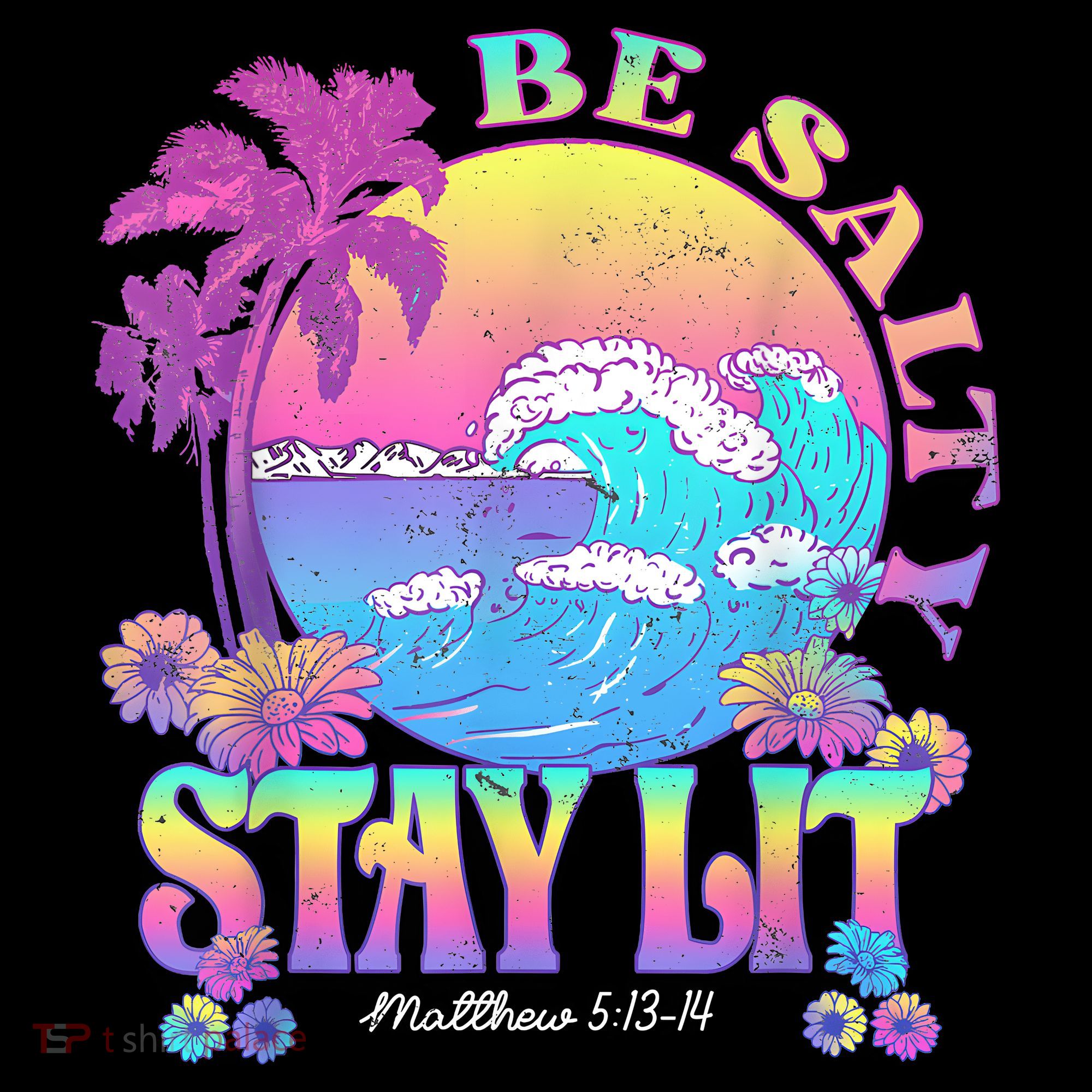 Summer Beach Be Salty Stay Lit Matthew 5:13 14 Coffee Mug