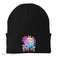 Summer Beach Be Salty Stay Lit Matthew 5:13 14 Beanie thumb 0