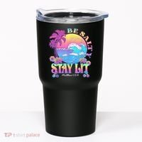 Summer Beach Be Salty Stay Lit Matthew 5:13 14 Tumbler thumb 0