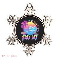 Summer Beach Be Salty Stay Lit Matthew 5:13 14 Ornament thumb 0