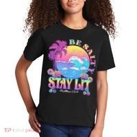 Summer Beach Be Salty Stay Lit Matthew 5:13 14 Kids T-Shirt thumb 2