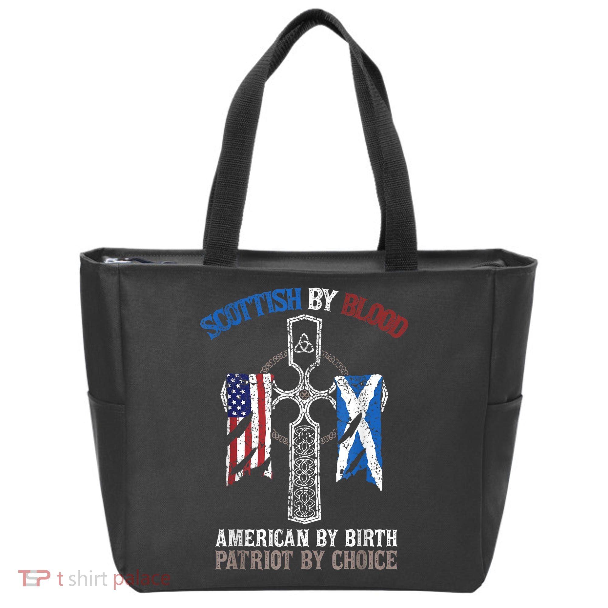 Scottish By Blood American By Birth Patriot By Choice Tote Bag