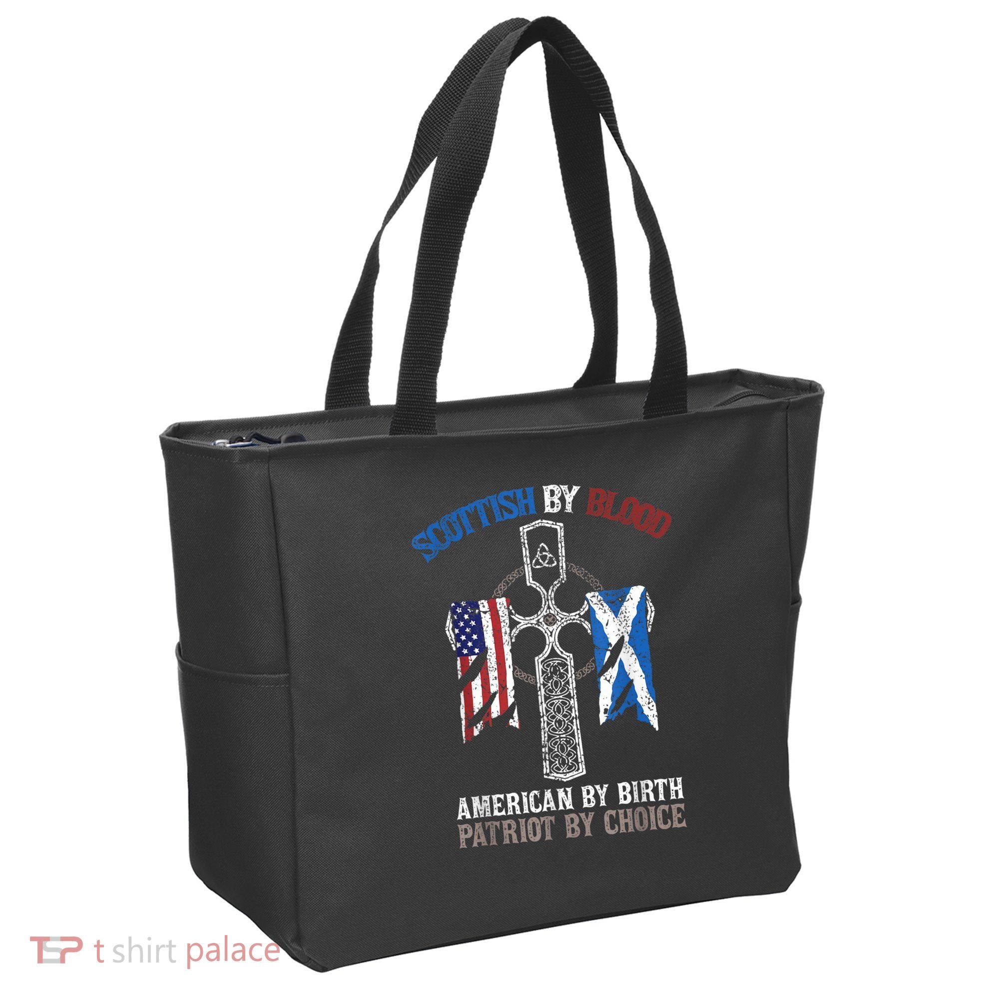 Scottish By Blood American By Birth Patriot By Choice Tote Bag