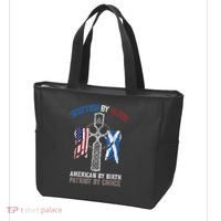 Scottish By Blood American By Birth Patriot By Choice Tote Bag thumb 3