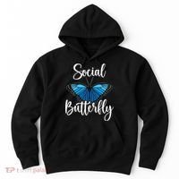 Social Butterfly Behavior Extroverted Extrovert Hoodie thumb 0