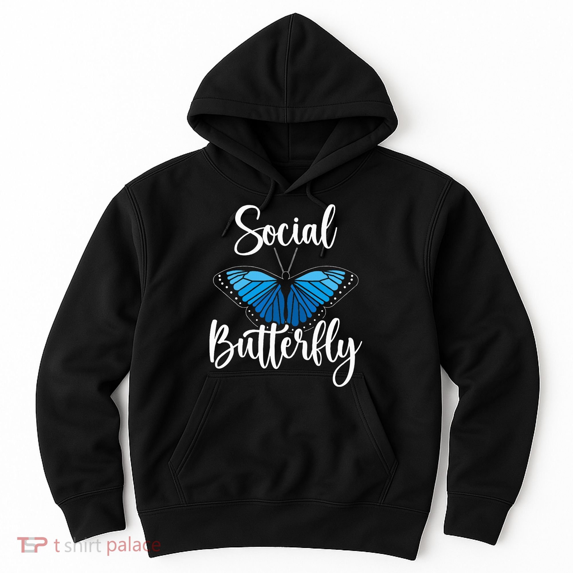 Social Butterfly Behavior Extroverted Extrovert Hoodie