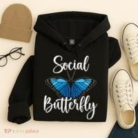 Social Butterfly Behavior Extroverted Extrovert Hoodie thumb 4