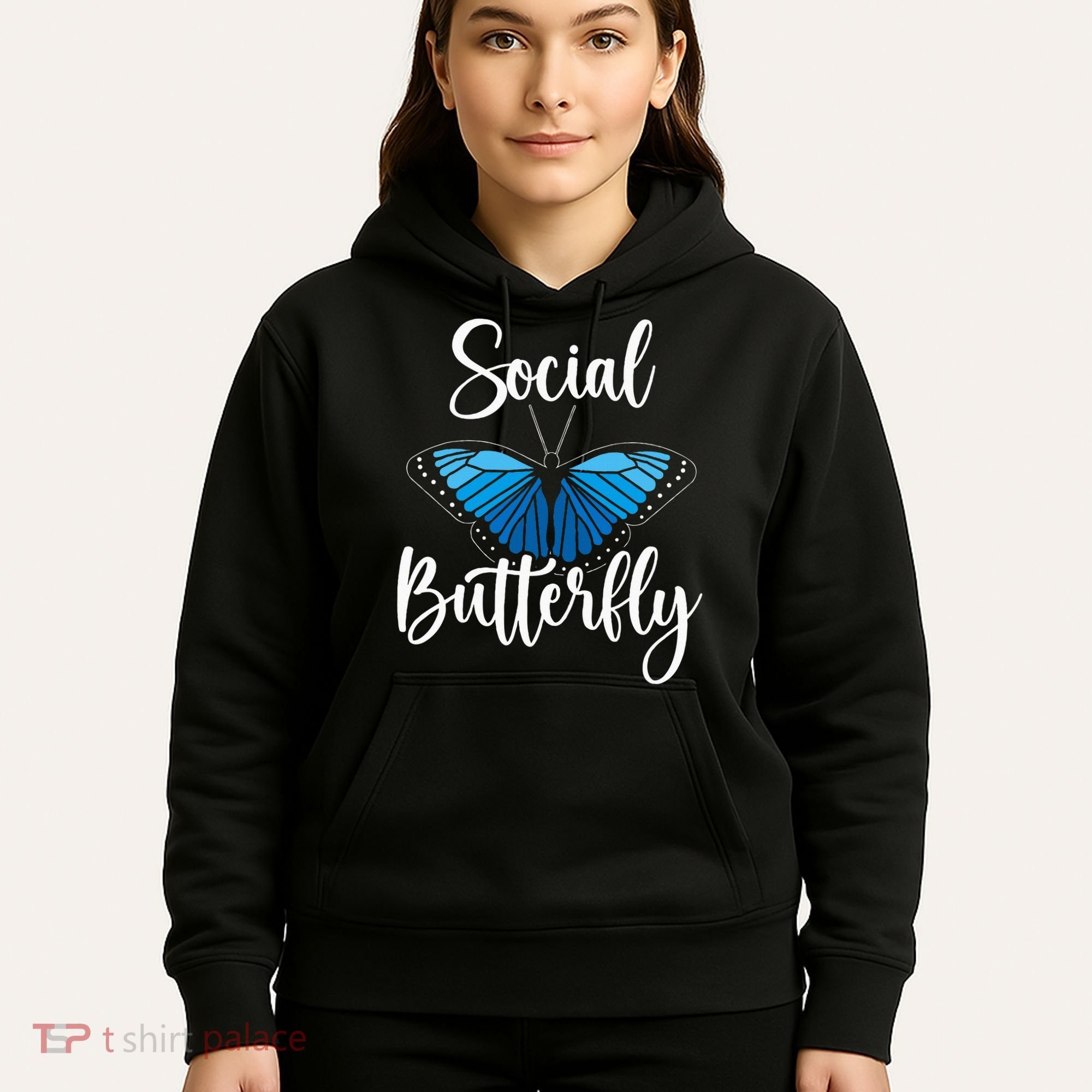 Social Butterfly Behavior Extroverted Extrovert Hoodie