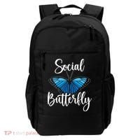 Social Butterfly Behavior Extroverted Extrovert Backpack thumb 0