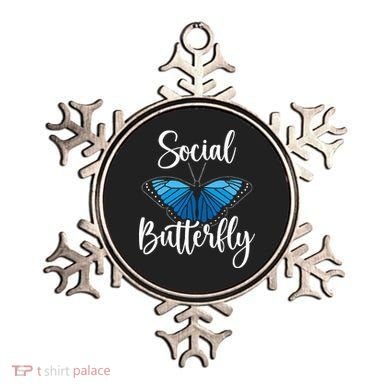 Social Butterfly Behavior Extroverted Extrovert Ornament