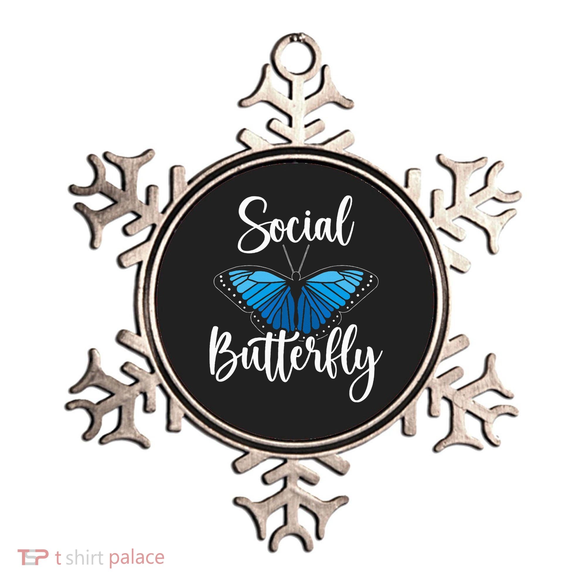 Social Butterfly Behavior Extroverted Extrovert Ornament