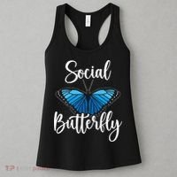Social Butterfly Behavior Extroverted Extrovert Women's Tank Top thumb 3