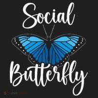 Social Butterfly Behavior Extroverted Extrovert Hat thumb 2