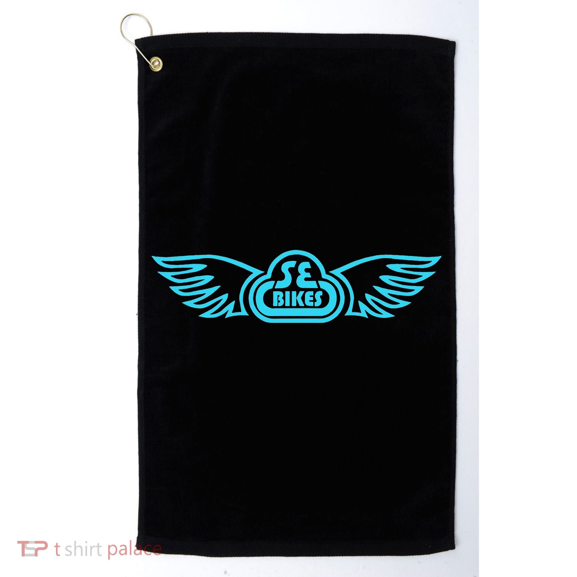 Se Bikes Baby Blue Wing funny saying Golf Towel
