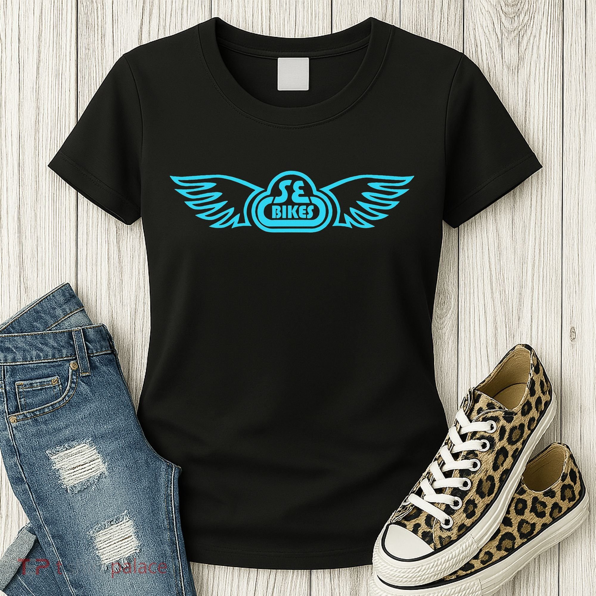 Se Bikes Baby Blue Wing funny saying Women's T-Shirt