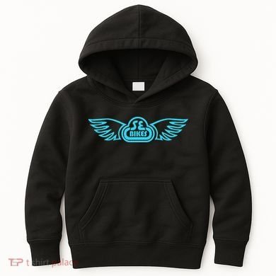 Se Bikes Baby Blue Wing funny saying Kids Hoodie