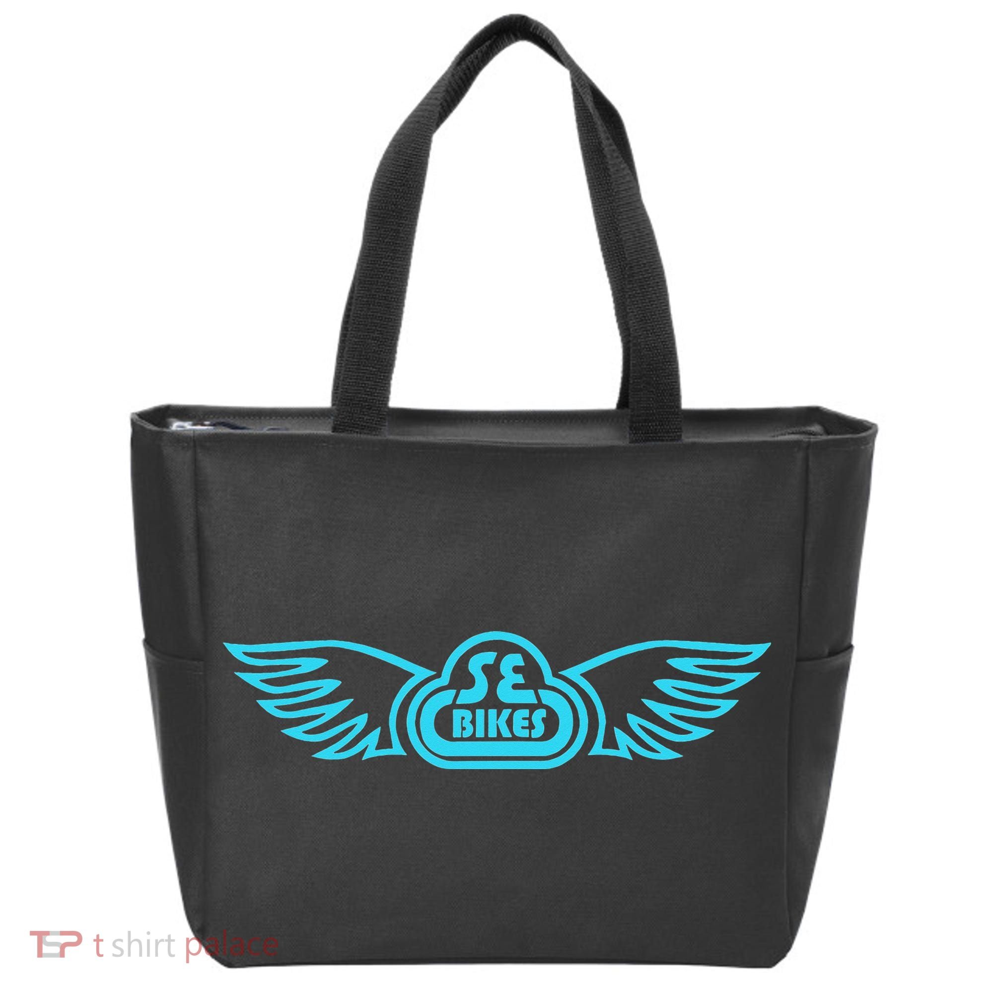 Se Bikes Baby Blue Wing funny saying Tote Bag